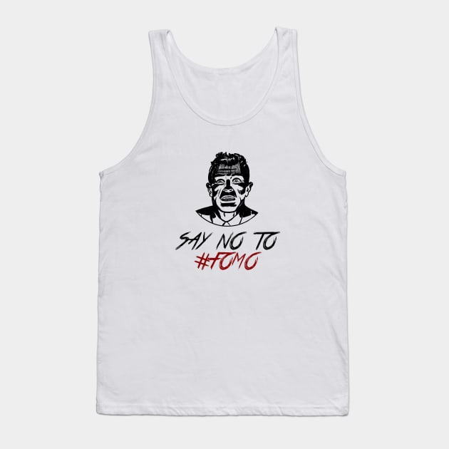 Say No To #FOMO - Bitcoin Crypto Tank Top by CryptoFam